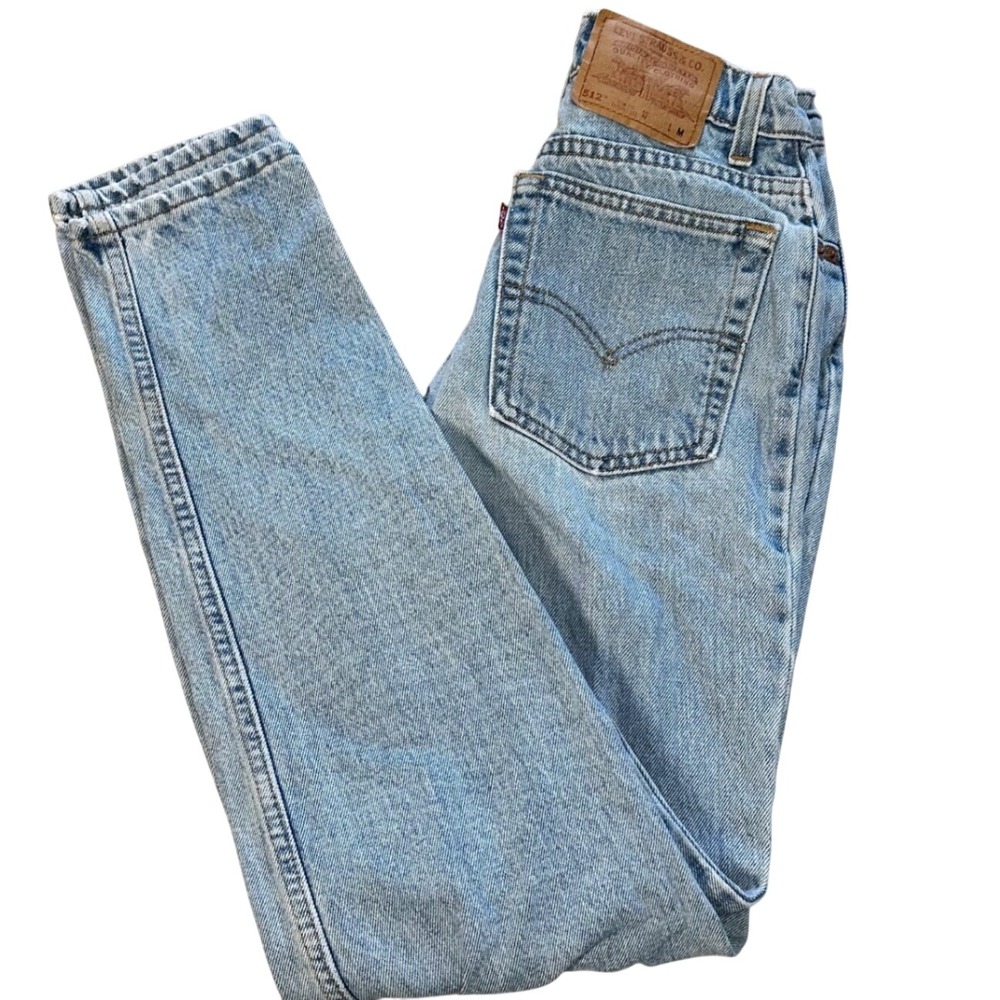 Levi's 512 Jeans Women 9 Blue Good Vintage Slim Fit Tapered Leg Made in USA